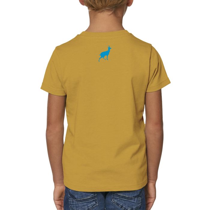 Bayrisches RADL Kinder T-Shirt ockergelb unisex