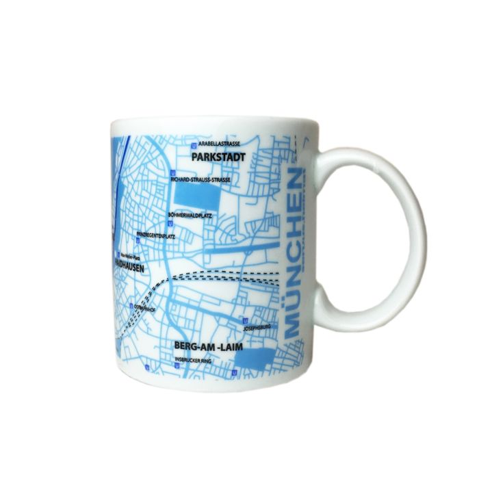 Henkeltasse STADTPLAN MÜNCHEN