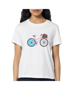 RADLERIN Damen T-Shirt weiss loosefit