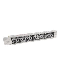 HIMMIHERRGOTT ZEFIX  Meterstab Zollstock