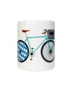 henkeltasse weiss mit druck herrenrad 