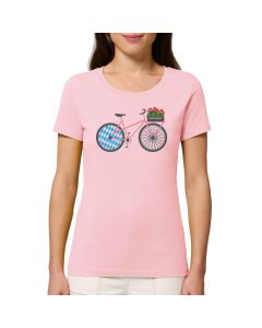 RADLERIN Damen T-Shirt rosa