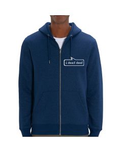 i deaf des  sweatjacke mit kapuze