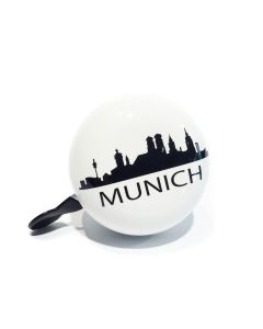 fahrradglocke weiss munich skyline