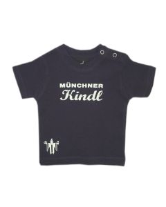 MÜNCHNER KINDL baby t-shirt navy