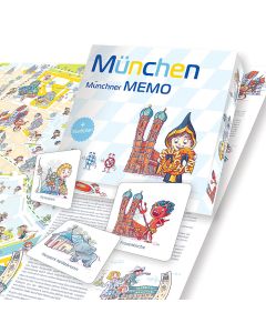 Münchner MEMO Kinder Gedächtnisspiel mit Stadtplan