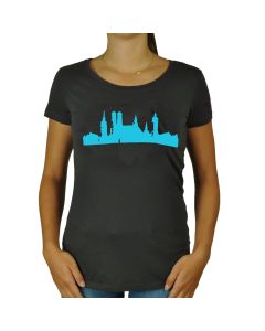 skyline münchen damen t-shirt 