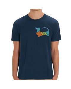 RAINBOW WASTL Herren T-Shirt navyblau