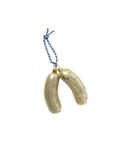 weisswurst christbaumschmuck