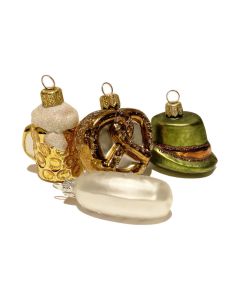 4er Set BAYERISCHER CHRISTBAUMSCHMUCK