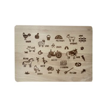 BAUERNHOF VIECHER   Holz Brotzeit Brettchen 