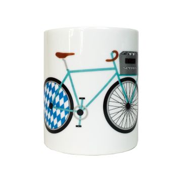 henkeltasse weiss mit druck herrenrad 