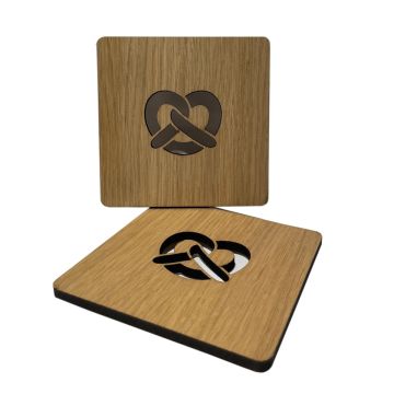 Holz Untersetzer Coaster BREZE  2ER SET