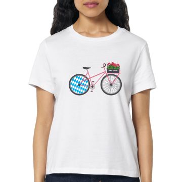 RADLERIN Damen T-Shirt weiss loosefit