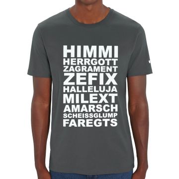 himmiherrgott herren t-shirt grau