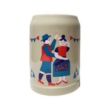 Design Bierkrug  "DER BIERKRUG"  grau halber Liter