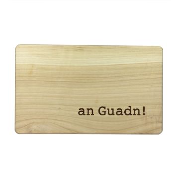 an guadn schneidebrett