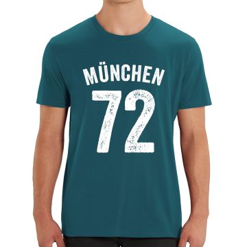 TEAM MÜNCHEN 72 Herren T-Shirt petrolblau