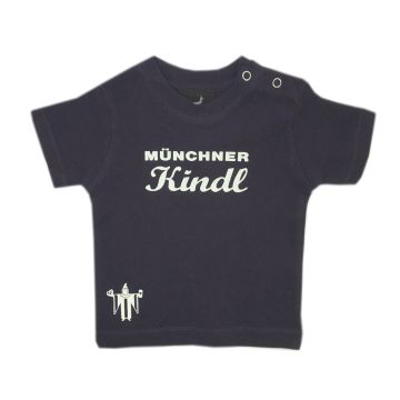 MÜNCHNER KINDL baby t-shirt navy