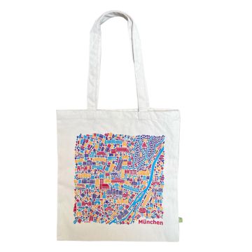 MÜNCHEN Baumwolltasche Tote Bag