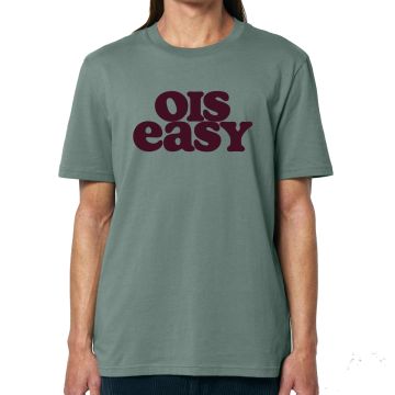 OIS EASY RETRO unisex T-Shirt graugrün