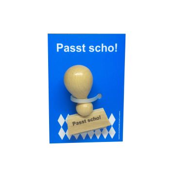 passt scho! stempel