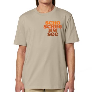SCHO SCHEE AM SEE Multicolor T-Shirt ORANGE
