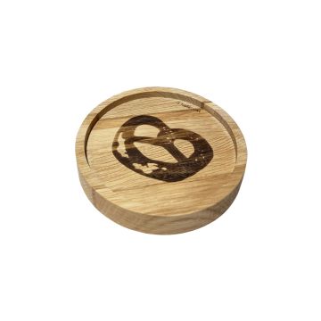 Runder Eichenholz Untersetzer BREZE 