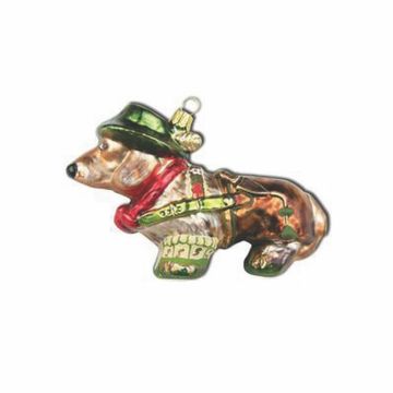 Weihnachtsschmuck Christbaumschmuck TRACHTENDACKEL in Lederhose