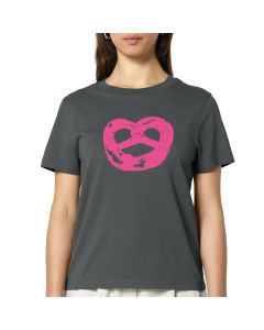 BREZE Damen T-Shirt asphalt loosefit