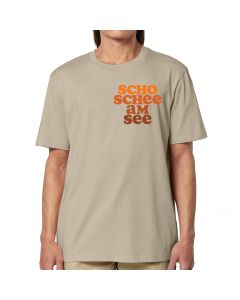 SCHO SCHEE AM SEE Multicolor T-Shirt ORANGE